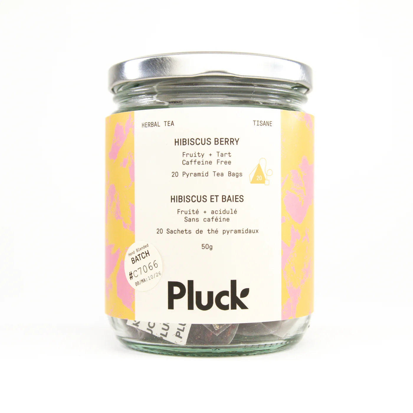 PLUCK - Hibiscus Berry - Glass Jar