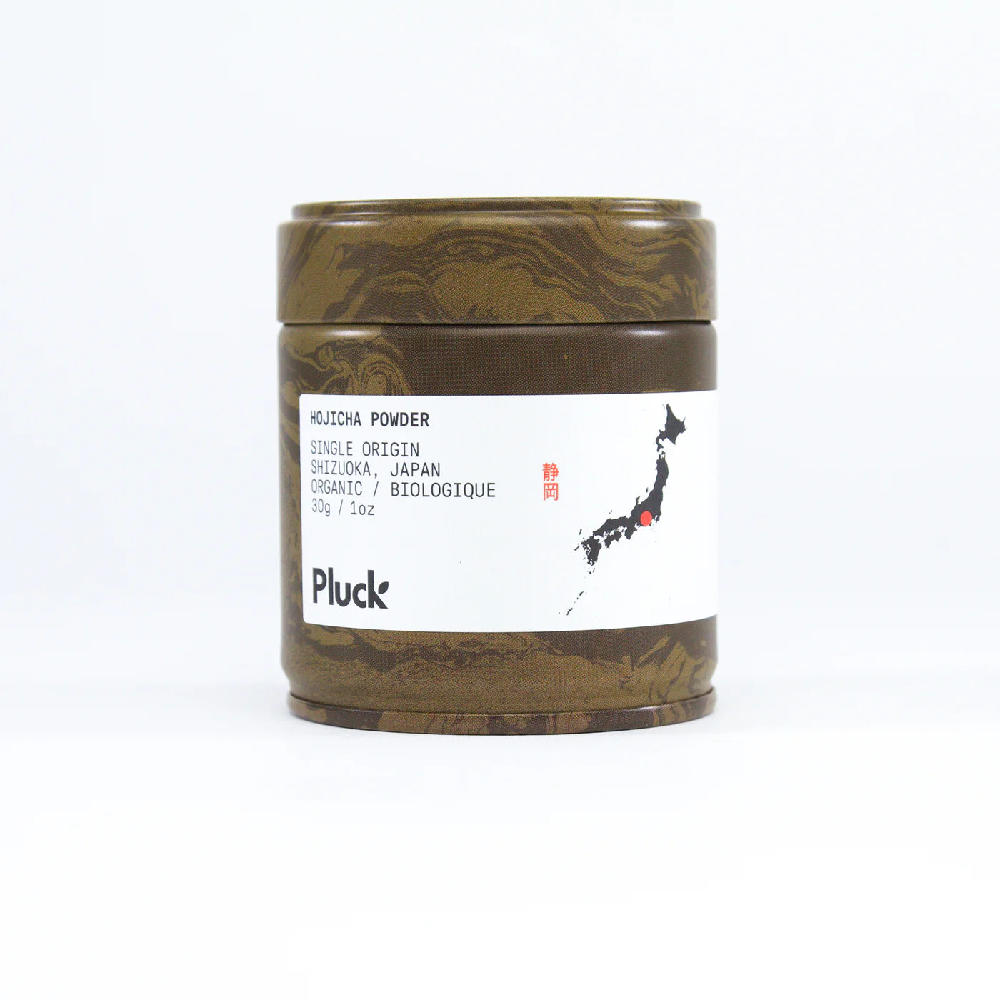PLUCK - Organic Hojicha Powder - 30g Tin