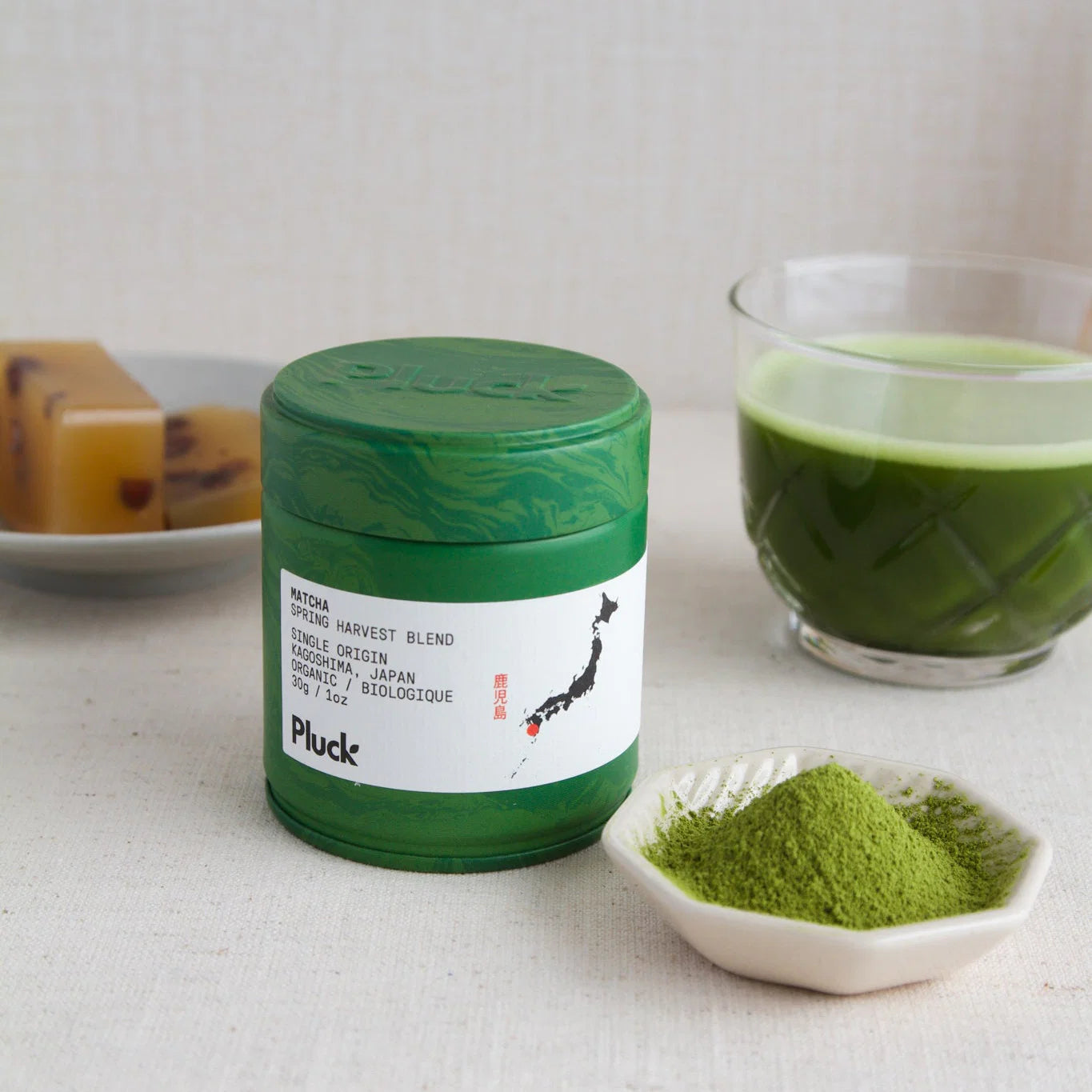 PLUCK - Organic Spring Harvest Blend Matcha - 30g Tin