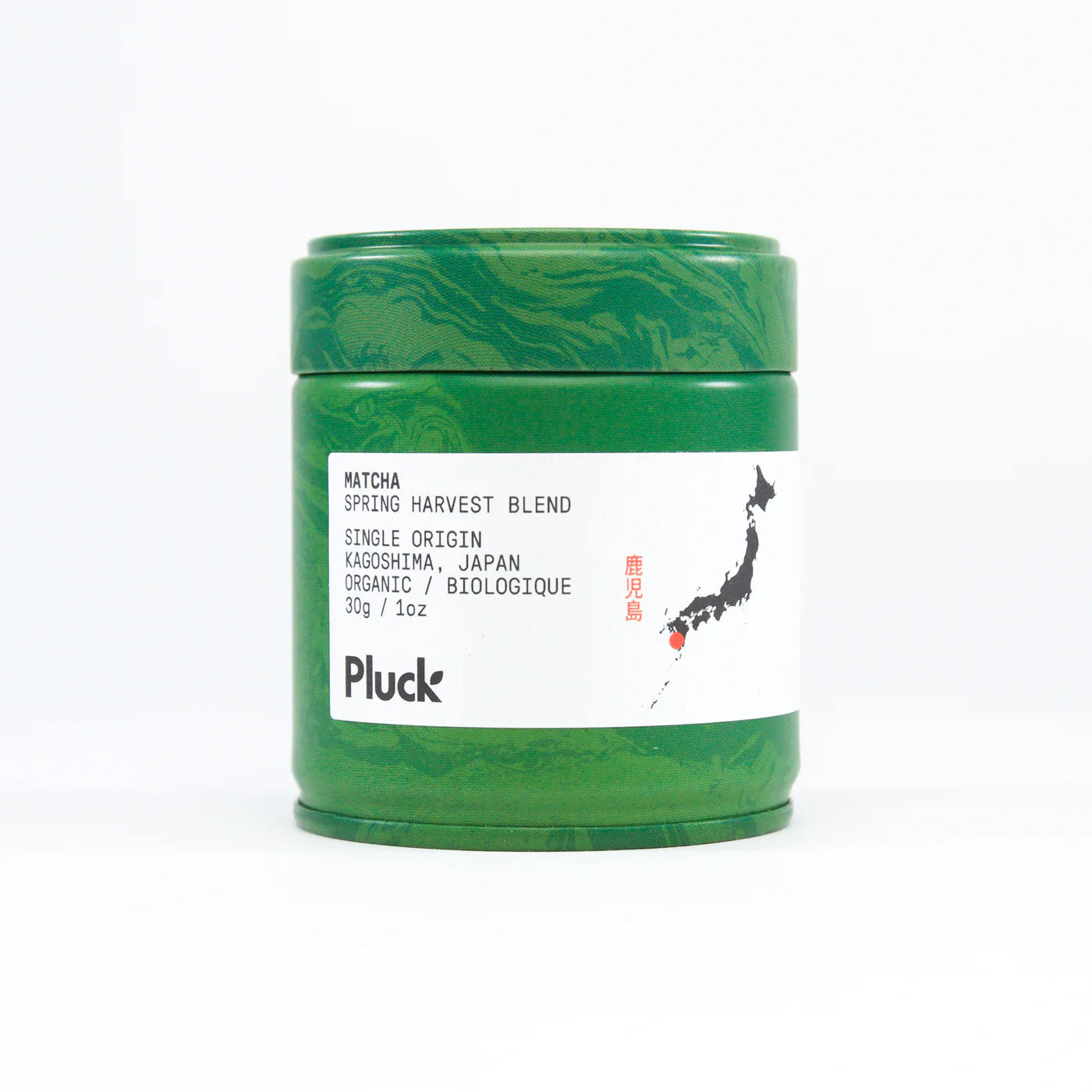 PLUCK - Organic Spring Harvest Blend Matcha - 30g Tin