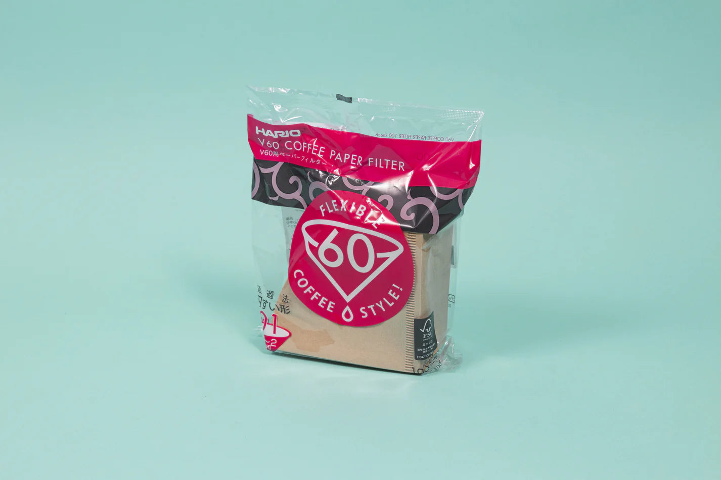 Hario V60 Natural Coffee Filters 100pc