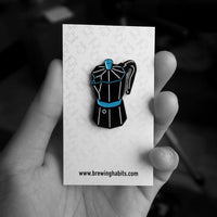 Brewing Habits Enamel Pins